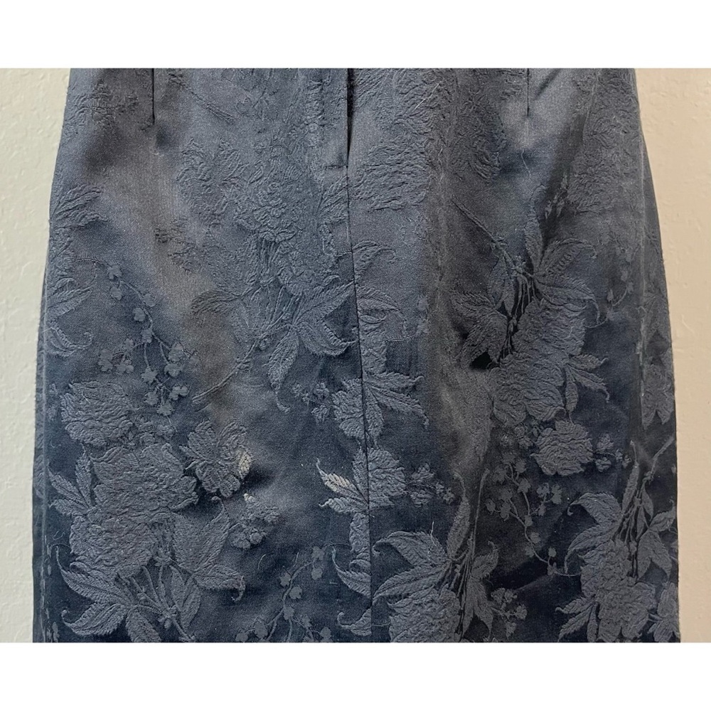 Jessica McClintock Gunne Sax Black Neck Accent Mini Dress - Picture 4 of 4